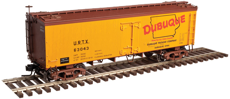 O Scale 36 Wood Refrigerator Cars Dubuque Meats